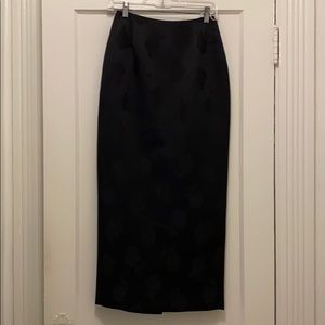 Long black skirt